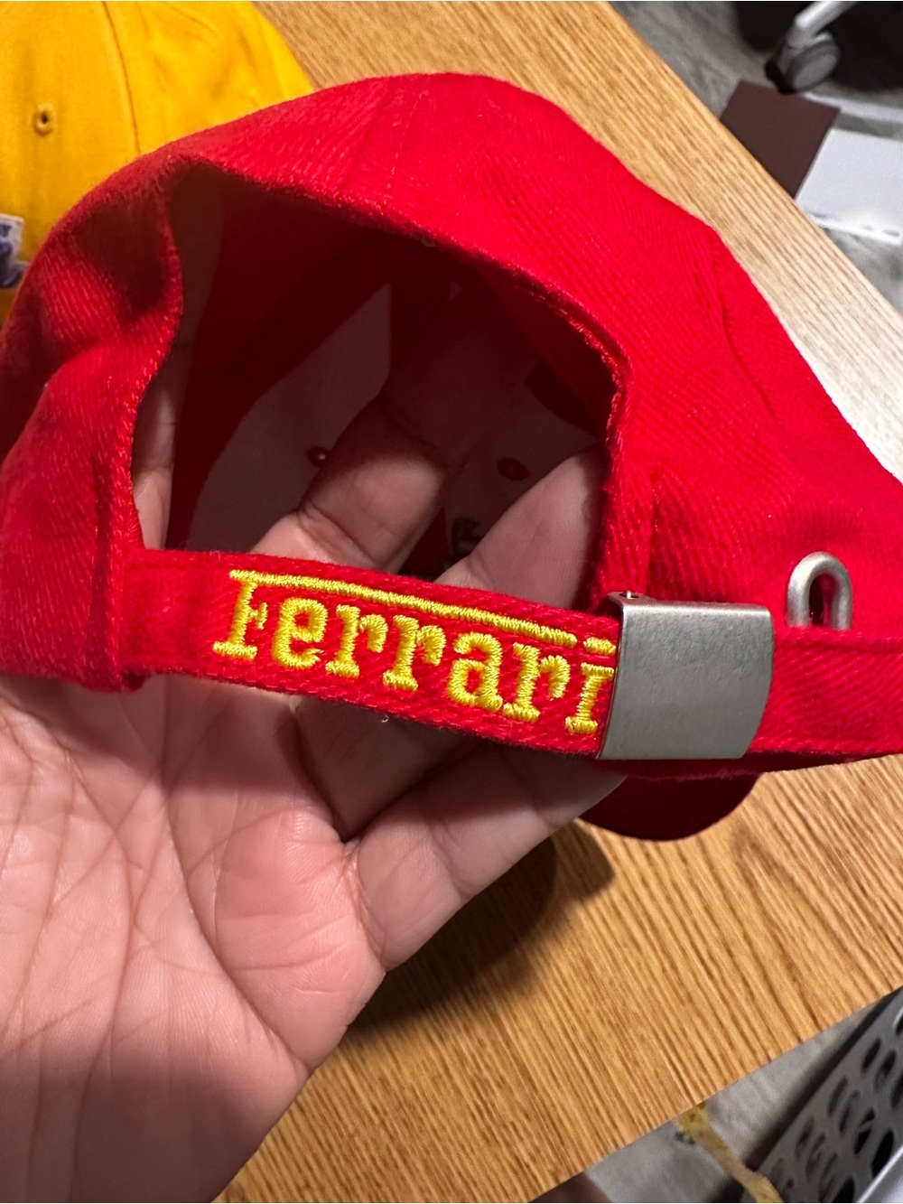 Ferrari Red Kids F1-2001 Embroidered Racing Cap - Picture 3 of 7